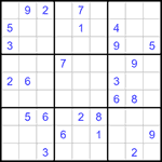 Судоку 9х9 #1234 очень трудный