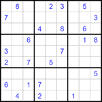 Судоку 9х9 #1237 очень трудный