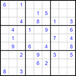 Судоку 9х9 #1239 очень трудный