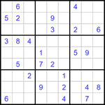 Судоку 9х9 #1246 очень трудный