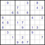 Судоку 9х9 #1263 очень трудный