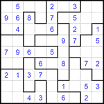 Судоку-пазл 9х9 #324 легкий