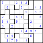 Судоку-пазл 9х9 #325 легкий