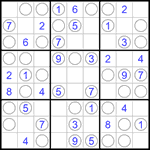 Судоку “Чет-нечет” 9х9 #251 легкий