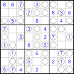 Судоку “Чет-нечет” 9х9 #252 легкий