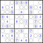 Судоку “Чет-нечет” 9х9 #255 легкий