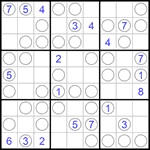 Судоку “Чет-нечет” 9х9 #251 средний