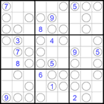 Судоку “Чет-нечет” 9х9 #242 очень трудный