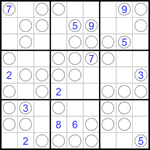 Судоку “Чет-нечет” 9х9 #244 очень трудный