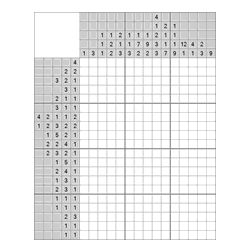 Японский кроссворд #969 “Свечка”