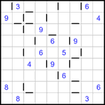 “Соседи” 9х9 #251 очень трудный