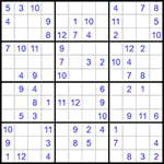 Судоку 12х12 #54 легкий