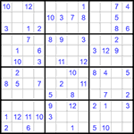 Судоку 12х12 #47 средний