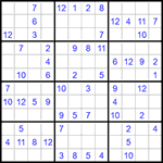 Судоку 12х12 #48 средний