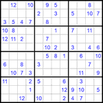 Судоку 12х12 #49 средний