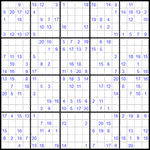 Судоку 20х20 #20 средний