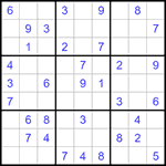Судоку 9х9 #1323 легкий