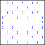 Судоку 9х9 #1329 легкий