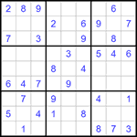 Судоку 9х9 #1331 легкий