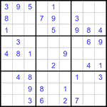 Судоку 9х9 #1346 легкий