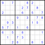 Судоку 9х9 #1356 легкий
