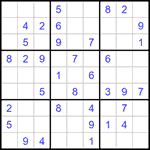 Судоку 9х9 #1358 легкий