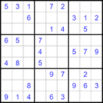 Судоку 9х9 #1360 легкий