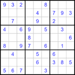 Судоку 9х9 #1373 легкий