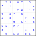 Судоку 9х9 #1376 легкий