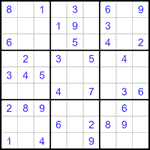Судоку 9х9 #1380 легкий