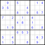 Судоку 9х9 #1381 легкий