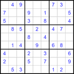 Судоку 9х9 #1385 легкий