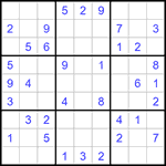 Судоку 9х9 #1387 легкий