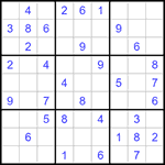 Судоку 9х9 #1415 легкий