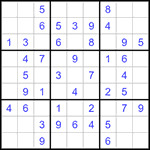 Судоку 9х9 #1426 легкий