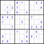 Судоку 9х9 #1428 легкий