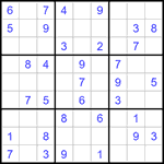 Судоку 9х9 #1431 легкий