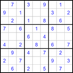 Судоку 9х9 #1432 легкий