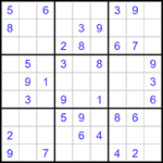 Судоку 9х9 #1438 легкий