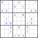 Судоку 9х9 #1297 средний