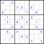 Судоку 9х9 #1308 средний