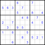 Судоку 9х9 #1311 средний