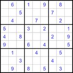 Судоку 9х9 #1312 средний