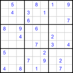 Судоку 9х9 #1320 средний