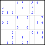 Судоку 9х9 #1327 средний