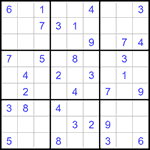 Судоку 9х9 #1336 средний