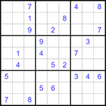 Судоку 9х9 #1337 средний