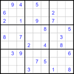 Судоку 9х9 #1339 средний
