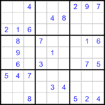 Судоку 9х9 #1340 средний