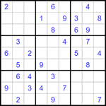 Судоку 9х9 #1346 средний